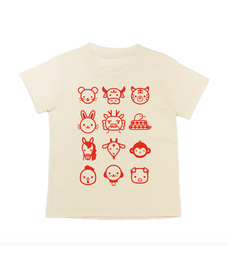 Mochi Kids Zodiac Animals Baby Tee