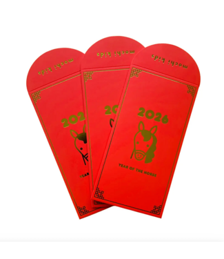 Mochi Kids Red Envelope - Set of 3