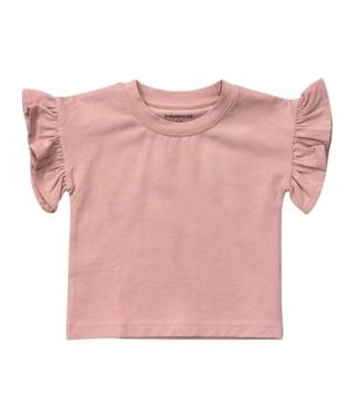 BabySprouts Ruffle Sleeve Top - Spring Mauve