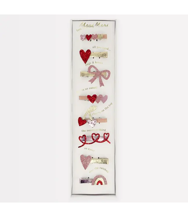 Meri Meri Valentine's Hair Clips