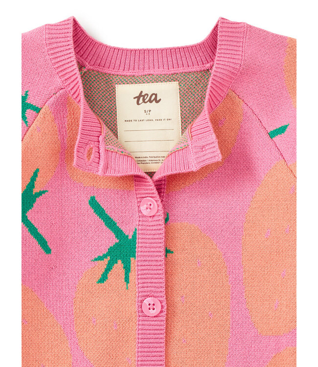 Tea Collection Strawberry Iconic Cardigan