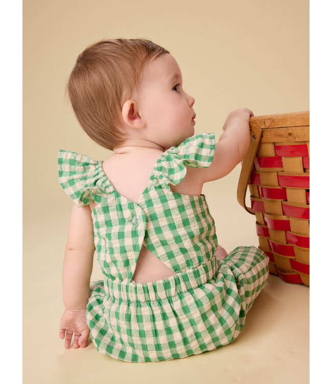 Tea Collection Flutter Back Baby Romper