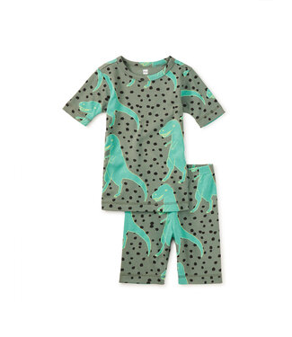 Tea Collection In Your Dreams Pajama Set - Electric Dino