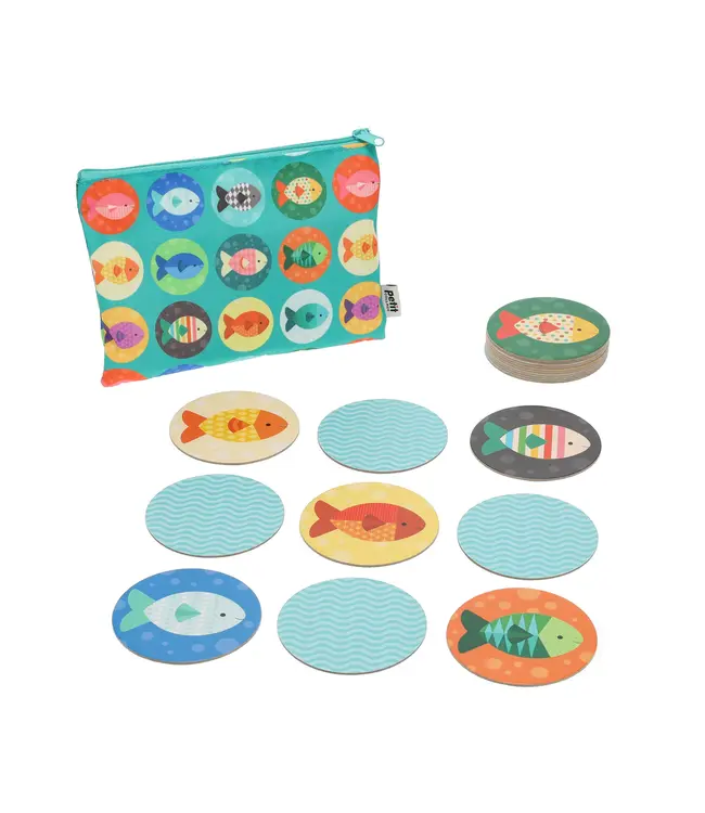 Petit Collage Matching Game - Gone Fishing