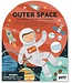 Petit Collage Coloring Book w/Stickers - Outer Space