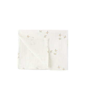 Quincy Mae Woven Swaddle - Birds