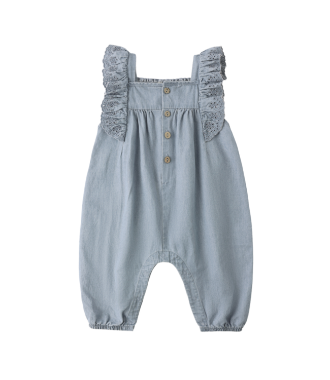 Quincy Mae Nova Romper - Chambray