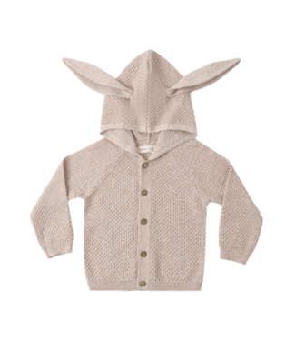Quincy Mae Bunny Knit Sweater - Heathered Latte