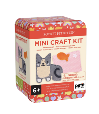 Petit Collage Mini Craft Kit: Pocket Pet Kitten