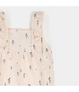 Petit Lem Blue Flower Romper