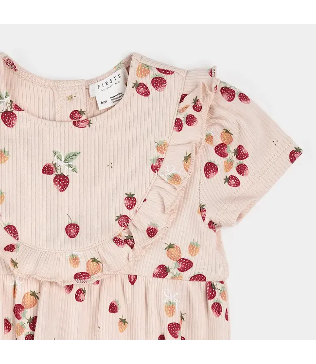 Petit Lem Strawberry Romper