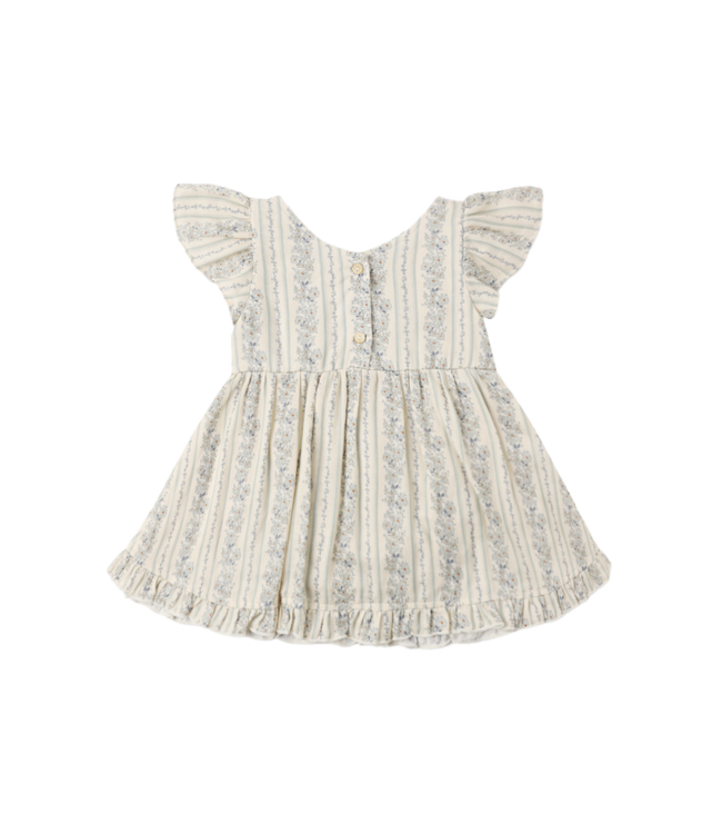 Rylee & Cru Lila Baby Romper - Blue Floral