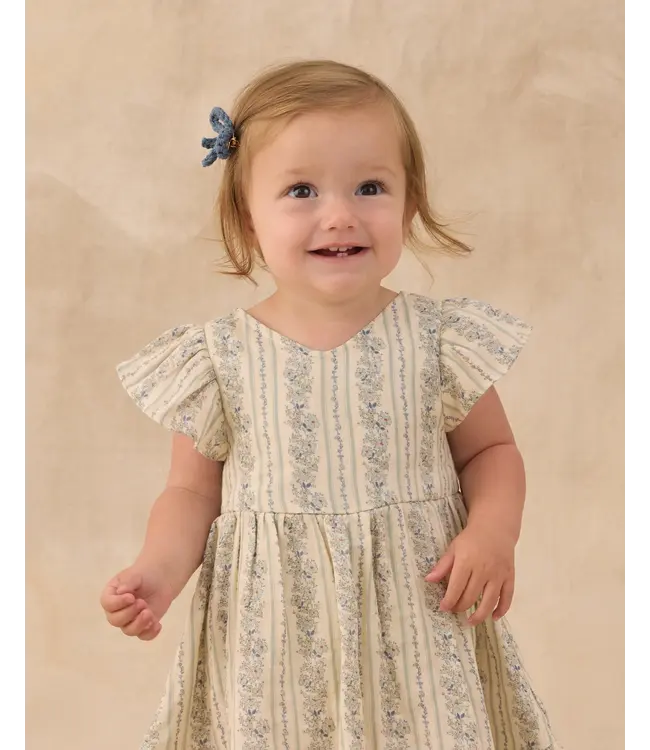 Rylee & Cru Lila Baby Romper - Blue Floral