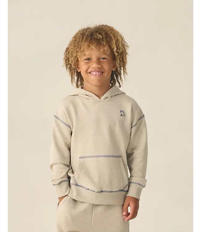 Rylee & Cru Coast Hoodie - Heathered Oatmeal