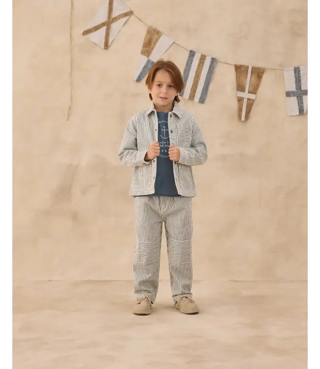 Rylee & Cru Baggy Pant - Railroad Stripe