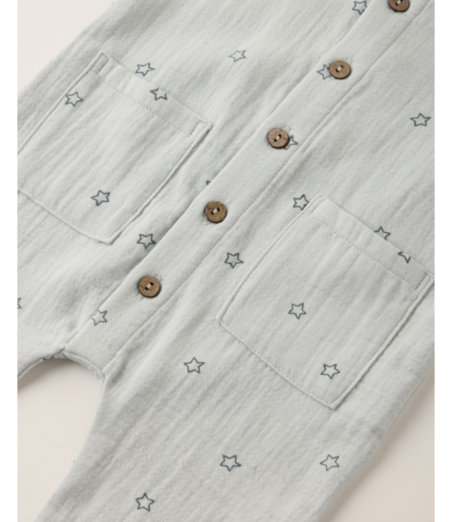 Quincy Mae Pocketed Woven Jumpsuit - Twinkle