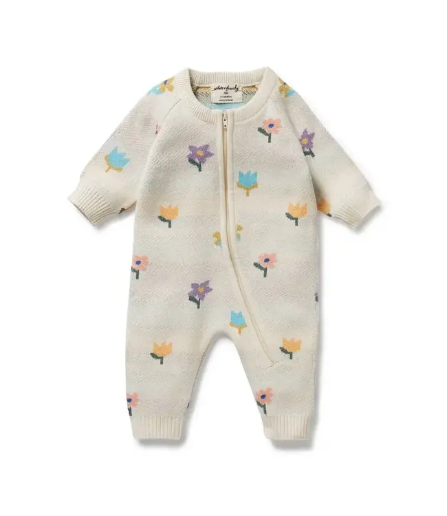 Wilson & Frenchy Flower Pop Organic Romper