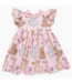 Pink Chicken Jennifer Double  Ruffle Dress - Vintage Bunnies