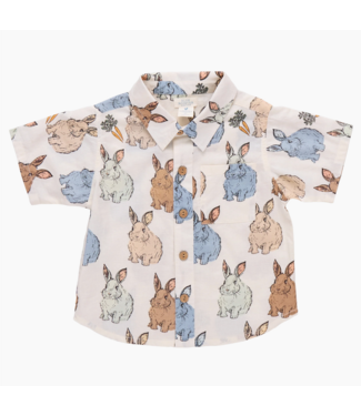Pink Chicken Jack Shirt - Vintage Bunnies