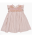 Pink Chicken Stevie Dress - Tawny Brown Stripe