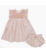 Pink Chicken Baby Stevie Dress - Tawny Brown Stripe