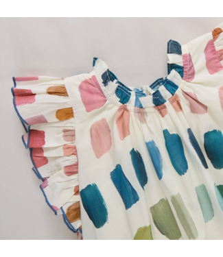 Pink Chicken Baby Harper Dress Set - Paint Swatches