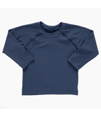 Pink Chicken Rash Guard - True Navy