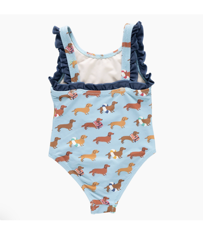 Pink Chicken Sylvie Suit - Dachshund