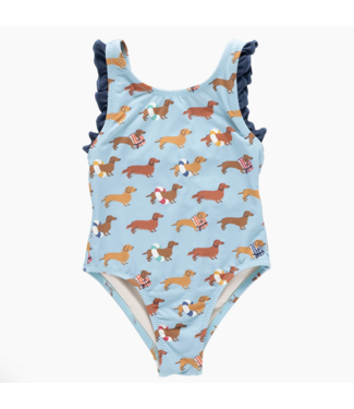 Pink Chicken Sylvie Suit - Dachshund