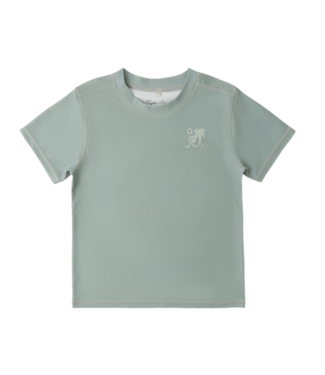 Rylee & Cru Baby Short Sleeve Rashguard - Sea Green