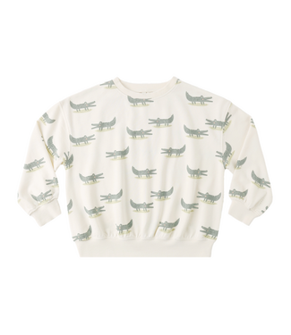 Rylee & Cru Baby Relaxed Sweatshirt - Alligator