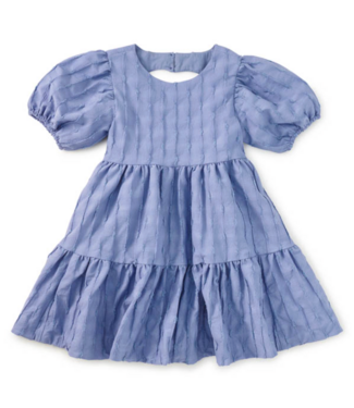 Tea Collection Pleated Heartback Dress - Seal Grey