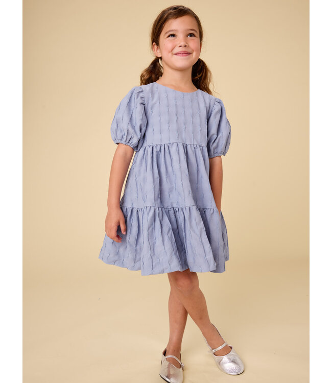 Tea Collection Pleated Heartback Dress - Seal Grey