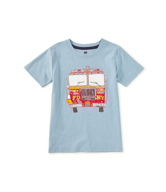 Tea Collection Baby Fire Truck Graphic Tee