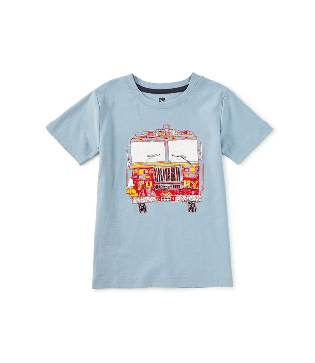 Tea Collection Baby Fire Truck Graphic Tee