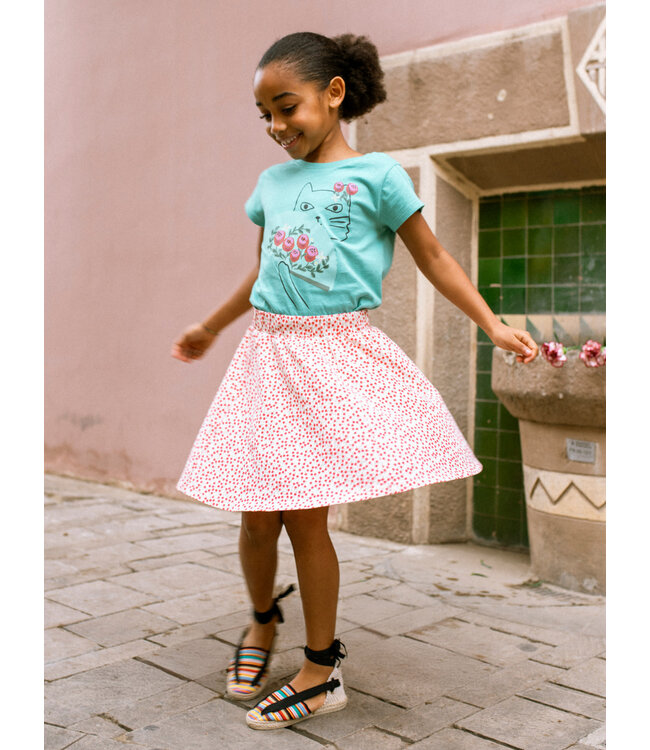 Tea Collection Twirl Skort - Mini Rose Toss