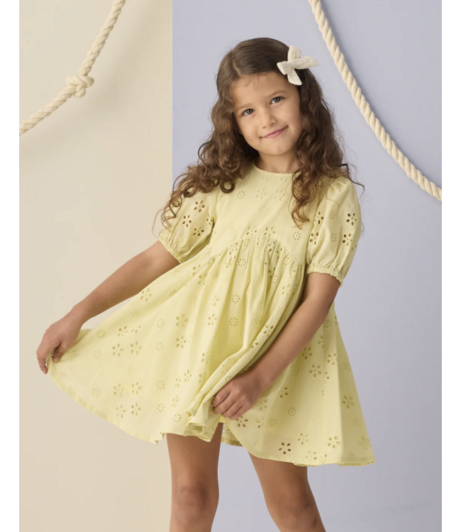 Rylee & Cru Rose Dress - Citron
