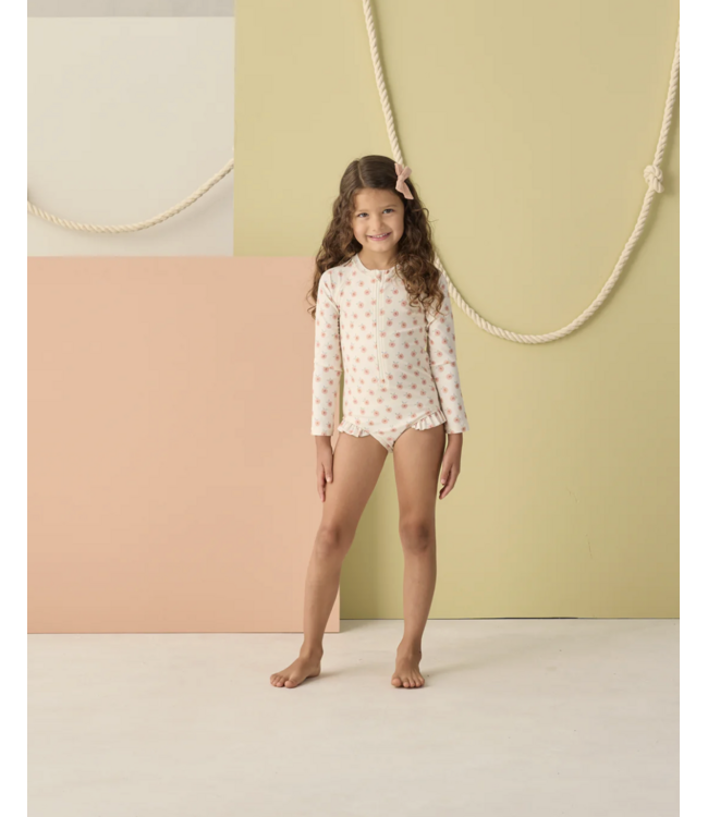 Rylee & Cru One Piece Rashguard - Peaches