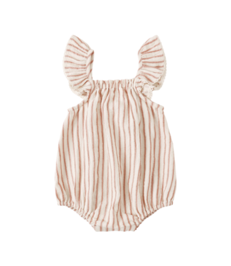 Quincy Mae Bonnie Romper - Vintage Stripe