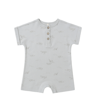 Quincy Mae Short Sleeve One-Piece - Airplanes