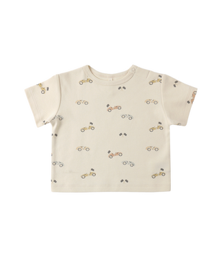 Quincy Mae Baby Boxy Tee - Racecar