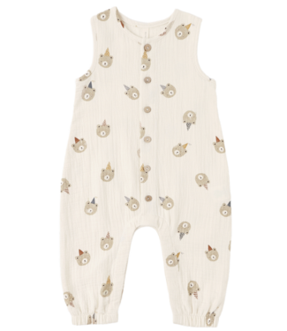 Quincy Mae Woven Jumpsuit - Party Bears