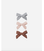 Quincy Mae Bow Clip Set - Sky, Blush, Poppy