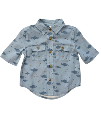 BabySprouts Utility Shirt - Fish