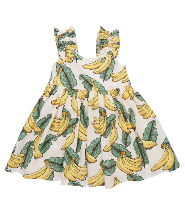 Pink Chicken Via Dress - Banana Leaves