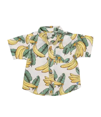 Pink Chicken Jack Shirt - Banana Leaves