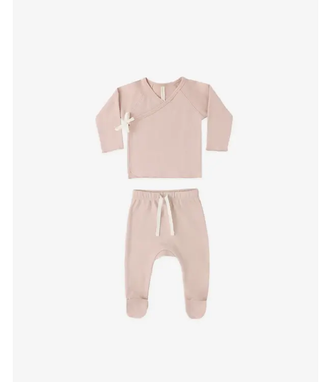Quincy Mae Wrap Top + Pant Set