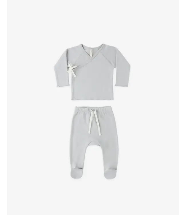 Quincy Mae Wrap Top + Pant Set