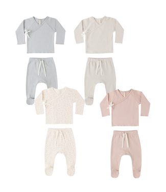 Quincy Mae Wrap Top + Pant Set