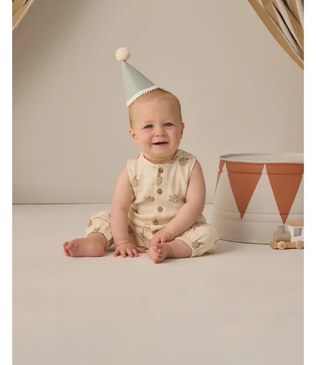 Quincy Mae Woven Jumpsuit - Party Bears